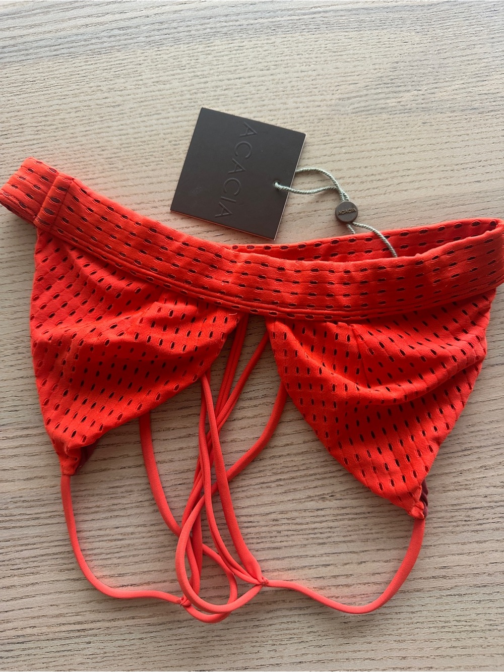 ACACIA Lava Mesh Bikini Top BNWT